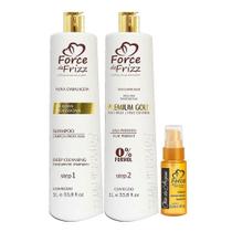 Escova Progressiva Premium Gold Force De Frizz Profissional Escova Progressiva Premium Gold Force De Frizz Profissional