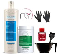 Escova Progressiva Prohall Select One Mascara Biomask Creme 1kg