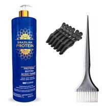 Escova Progressiva Realinhamento Termico Brazilian Protein 1L Souple Liss Escova Progressiva Realinhamento Termico Brazilian Protein 1L Souple Liss