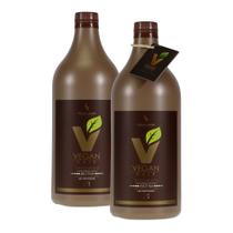 Escova Progressiva Sem Formol100 Orgânica Vegan Hair 2x 1l Escova Progressiva Sem Formol100 Orgânica Vegan Hair 2x 1l