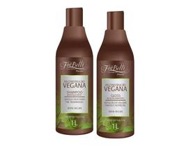 Escova Progressiva Vegana Sem Formol Fiobelli (2x1l)