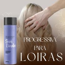 Escova progressiva violeta alisamento loiras biomax terapia mega liso 300ml Escova progressiva violeta alisamento loiras biomax terapia mega liso 300ml