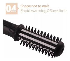 Escova Quente Rotativa Lisura Cerâmica Super Controle Frizz - 4FORTE
