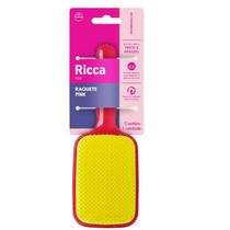 Escova Raquete Flex Pink Ricca