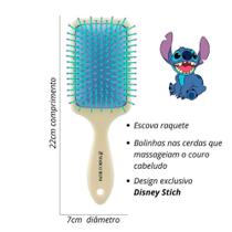 Escova raquete media disney stitch marco boni 7123