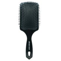 Escova raquete nylon pin pro school preta marco boni