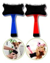 Escova Rasqueadeira Auto Limpante Profissional Cães E Gatos