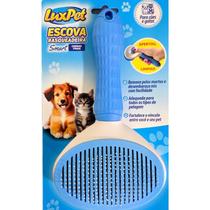 Escova Rasqueadeira Luxpet Pelos Curtos Médios Cães e Gatos Escova Rasqueadeira Luxpet Pelos Curtos Médios Cães e Gatos