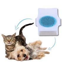 Escova Rasqueadeira para Pet Cães e Gatos 2 tipos Pentes