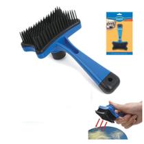 Escova Rasqueadeira Plastico Pratica Pet para Caes Tira Pelo - CHALESCO Escova Rasqueadeira Plastico Pratica Pet para Caes Tira Pelo - CHALESCO