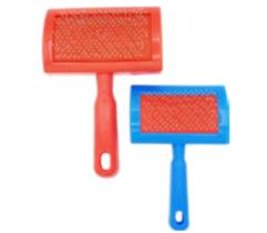 Escova Rasqueadeira Plastico Pratica Pet para Caes Tira Pelo Escova Rasqueadeira Plastico Pratica Pet para Caes Tira Pelo