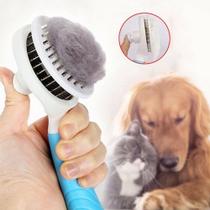 Escova Rasqueadeira Removedor Tira Pelos Pet Animais Gato Cachorro - shop mix