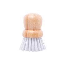 Escova Redonda De Bambu Para Limpeza 5,5x5x9cm