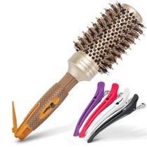 Escova redonda Fagaci Professional Nano Ceramic Ionic Bristle Escova redonda Fagaci Professional Nano Ceramic Ionic Bristle