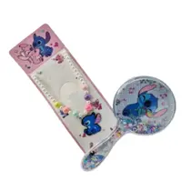 Escova Redonda Stitch + Colar Personalizado Infantil Sortido