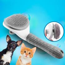 Escova Remove Pelos De Gatos Cachorro Cães E Pets