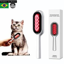 Escova Removedor de Pelo e Massageador para Pet : 2 em 1