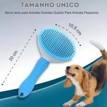 Escova Removedora de Pelos Tira Limpa para Pet Slicker