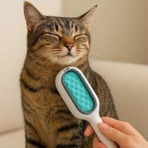 Escova Removedora Pelagem Limpeza Cães Gatos Pente Pelos Pet Aparador Higiene Desembaraça Escova Removedora Pelagem Limpeza Cães Gatos Pente Pelos Pet Aparador Higiene Desembaraça