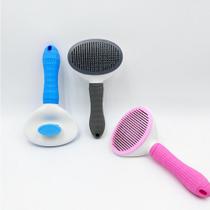 Escova Removedora Tira Pelos Cachorro Gato Pet Quadrado Pentear, Escova Pet