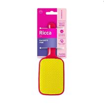 Escova Ricca Raquete Flex Pink 450