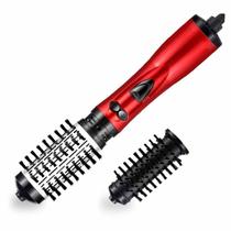 Escova Rotativa 2 Em 1 Profissional Rotação 360 Graus Cabelo Liso 110v