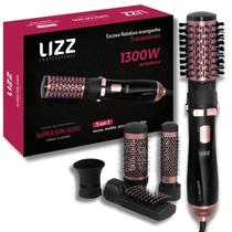 Escova Rotativa 5 em 1 Lizz Super Ion 3000 5 em 1 1300w 220v Escova Rotativa 5 em 1 Lizz Super Ion 3000 5 em 1 1300w 220v