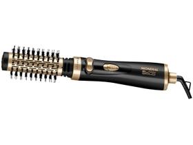 Escova Rotativa Argan Mondial Preto e Champagne ER-11-AR Escova Rotativa Argan Mondial Preto e Champagne ER-11-AR