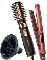 Escova Rotativa Britania Profissional 1300w Ions Tourmaline Secadora Alisadora G21 Difusor De Cachos Prancha Gama Italy Oleo Marula 450f Bivolt Escova Rotativa Britania Profissional 1300w Ions Tourmaline Secadora Alisadora G21 Difusor De Cachos Prancha Gama Italy Oleo Marula 450f Bivolt