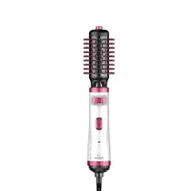Escova Rotativa de Cabelo Ga.ma Italy New Plus 2300 1100W 220V Branco e Rosa