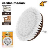 Escova Rotativa de Cerdas Macias D 4Pol, Haste 1/4 INGCO Escova Rotativa de Cerdas Macias D 4Pol, Haste 1/4 INGCO