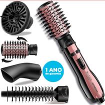 Escova Rotativa Elétrica de cabelo ceramic íon Turbo 1200W kit 4 em1 com Difusor e Modelador ER-10 Escova Rotativa Elétrica de cabelo ceramic íon Turbo 1200W kit 4 em1 com Difusor e Modelador ER-10