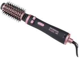Escova Rotativa Mondial Black Rose Bivolt 1200w Preto Rosa ERB-01 Escova Rotativa Mondial Black Rose Bivolt 1200w Preto Rosa ERB-01