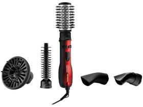 Escova Rotativa Mondial ER09 Ceramic Íon Turbo 5x1 1200W Vermelho