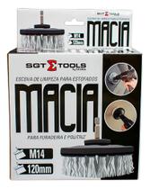 Escova Rotativa para Lavar Estofados e Sofás 120mm - Macia Amarela Escova Rotativa para Lavar Estofados e Sofás 120mm - Macia Amarela