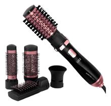 Escova Rotativa Seca Alisa Modela Lizz Super Ion 3000 1300w Rosa