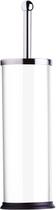 Escova Sanitária Aço Inoxidável Branco com Base Hercules Escova Sanitária Aço Inoxidável Branco com Base Hercules