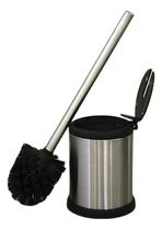 Escova Sanitaria Banheiro Aço Inox Vassoura Limpeza Vaso Sanitario Privada