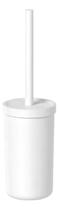 Escova Sanitaria Banheiro Com Suporte Branco Fechado Plastico