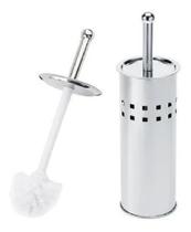Escova Sanitária De Aço Inox Limpador Limpeza Vaso Privada Banheiro