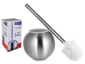 Escova Sanitária de Inox Para Limpeza Vaso Privada Banheiro