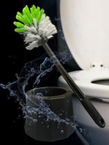 Escova Sanitária de Lavar Banheiro Com Suporte Limpeza Colorida - Dielu