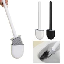 Escova Sanitária De Silicone Limpa Vaso Privada Banheiro Escova Sanitária De Silicone Limpa Vaso Privada Banheiro