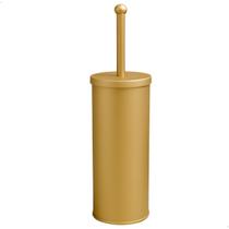 Escova Sanitária Dourada com Suporte Aço Inox Crie Construa