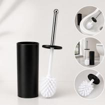Escova Sanitaria em Inox Preta Banheiro Moderno Luxo Escova Sanitaria em Inox Preta Banheiro Moderno Luxo