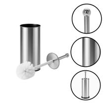 Escova Sanitária Inox Para Banheiros Privadas Vasos Limpeza Lavabo