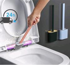 Escova Sanitária Lavatina Quadrada Silicone Banheiro Limpeza