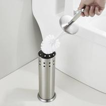 Escova Sanitária Limpador Vaso Acompanha Suporte De Aço Inox