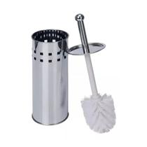 Escova Sanitária Limpador Vaso Acompanha Suporte de Aço Inox