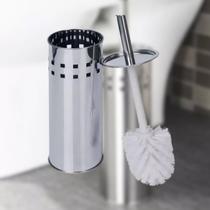 Escova Sanitária Para Limpeza De Vaso De Banheiro Aço Inox